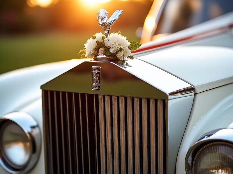 Auto da matrimonio lucidata a specchio