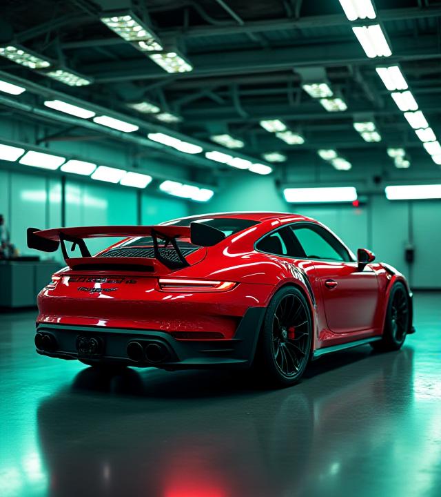 Porsche 911 post track day