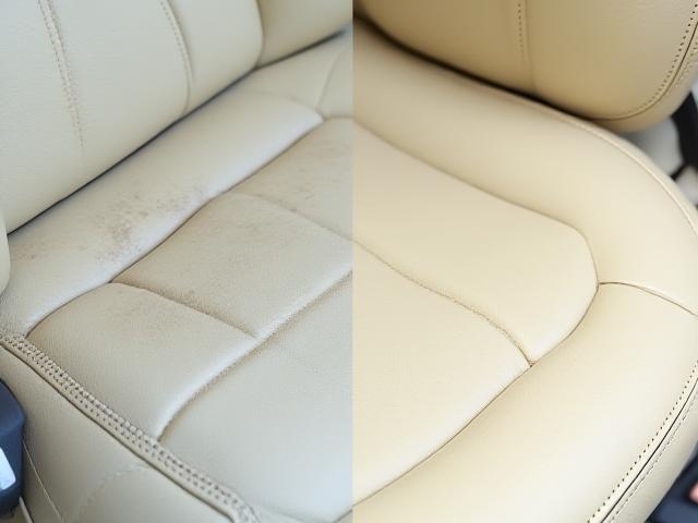 Detailing interni: sedile in pelle macchiato vs rigenerato